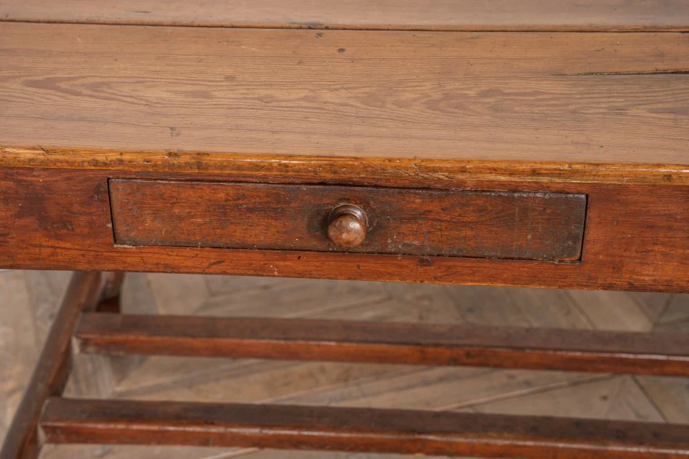 Victorian Pine Serving Side Table - Image 8