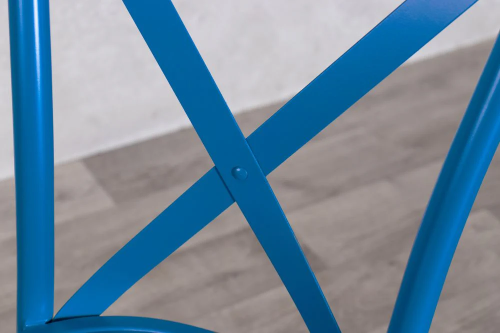Vienna Outdoor Aluminium Chair - Blue - Image 4