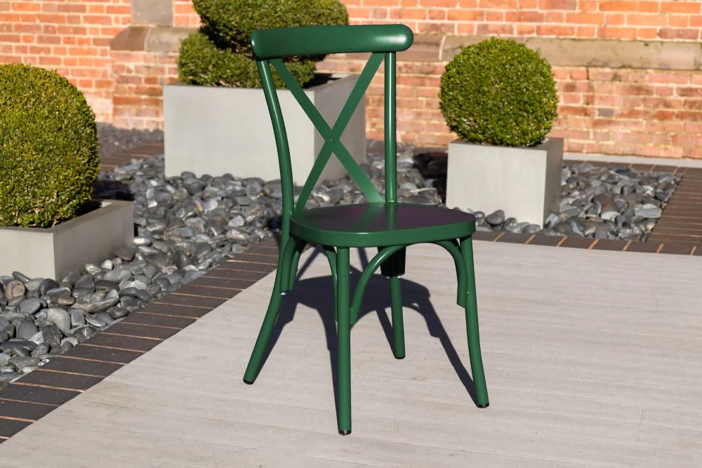 Vienna Outdoor Aluminium Chair - Racing Green