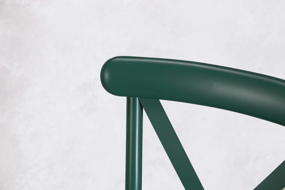 Vienna Outdoor Aluminium Chair - Racing Green - Image 3