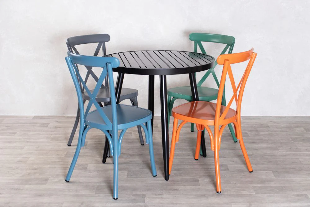 Vienna Outdoor Aluminium Chair - Green - Image 7