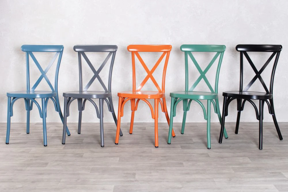Vienna Outdoor Aluminium Chair - Green - Image 8