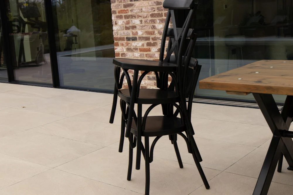 Vienna Outdoor Aluminium Stacking Chairs - Image 22