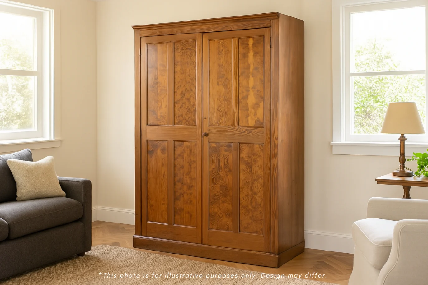 Vintage 1910 Pitch Pine Cupboard - Image 2