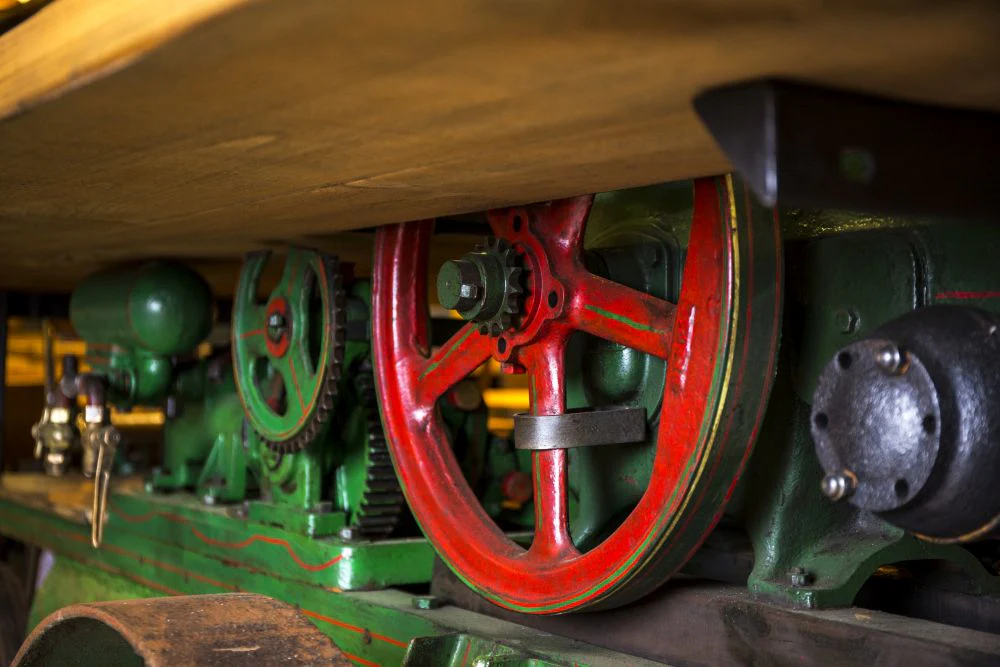 Vintage Industrial Agricultural Machine Table - Image 15