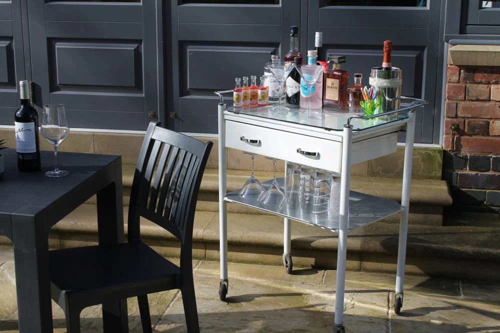 Vintage 1950s Drinks Trolley - Image 2