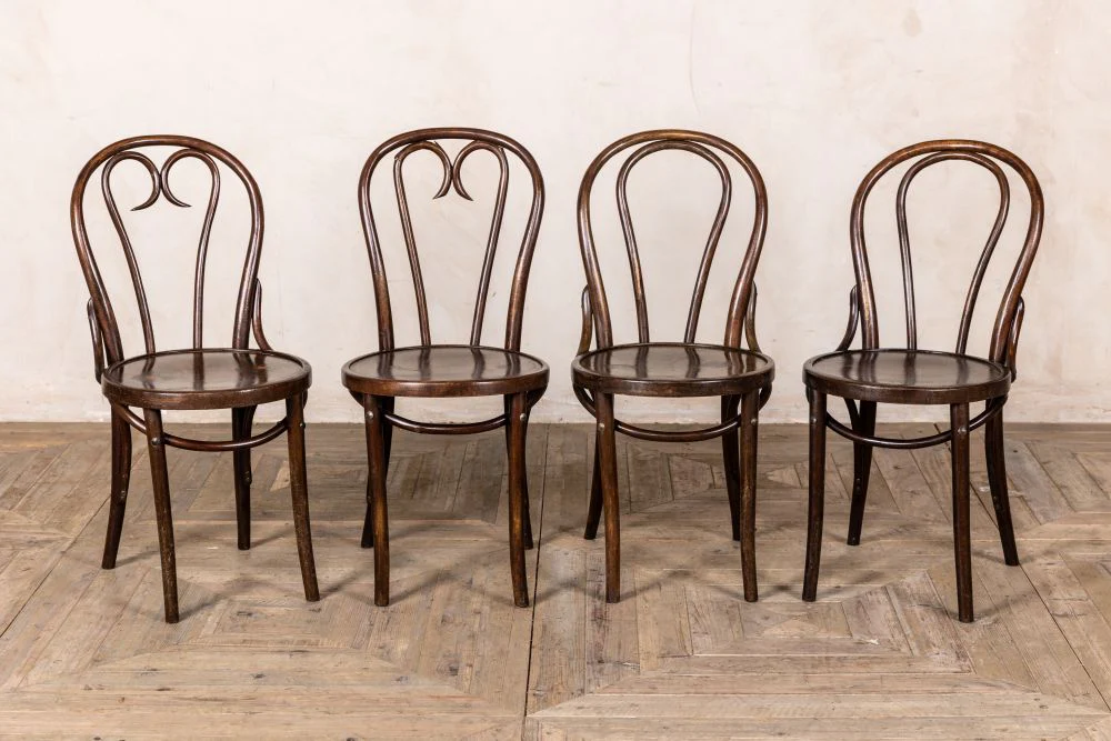 Vintage Bentwood Thonet French Style Cafe Chairs