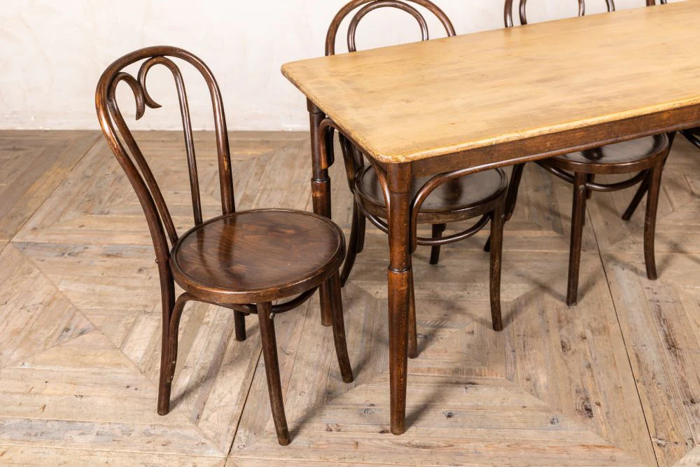 Vintage Bentwood Thonet French Style Cafe Chairs - Image 7