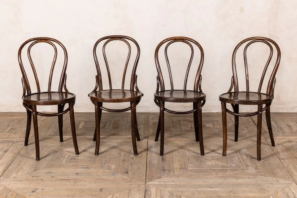 Vintage Bentwood Thonet French Style Cafe Chairs - Image 8