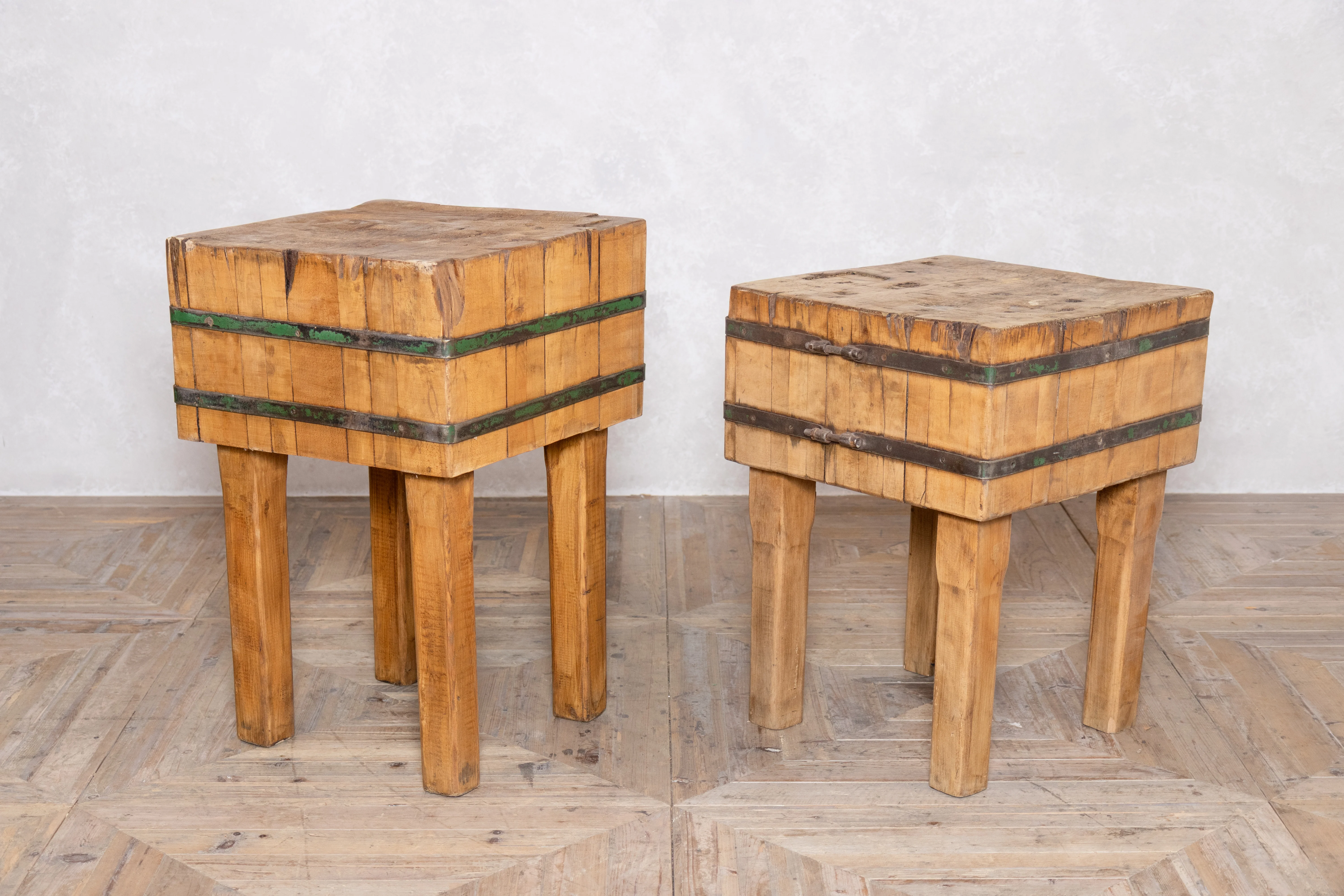 Vintage Butcher's Chopping Block