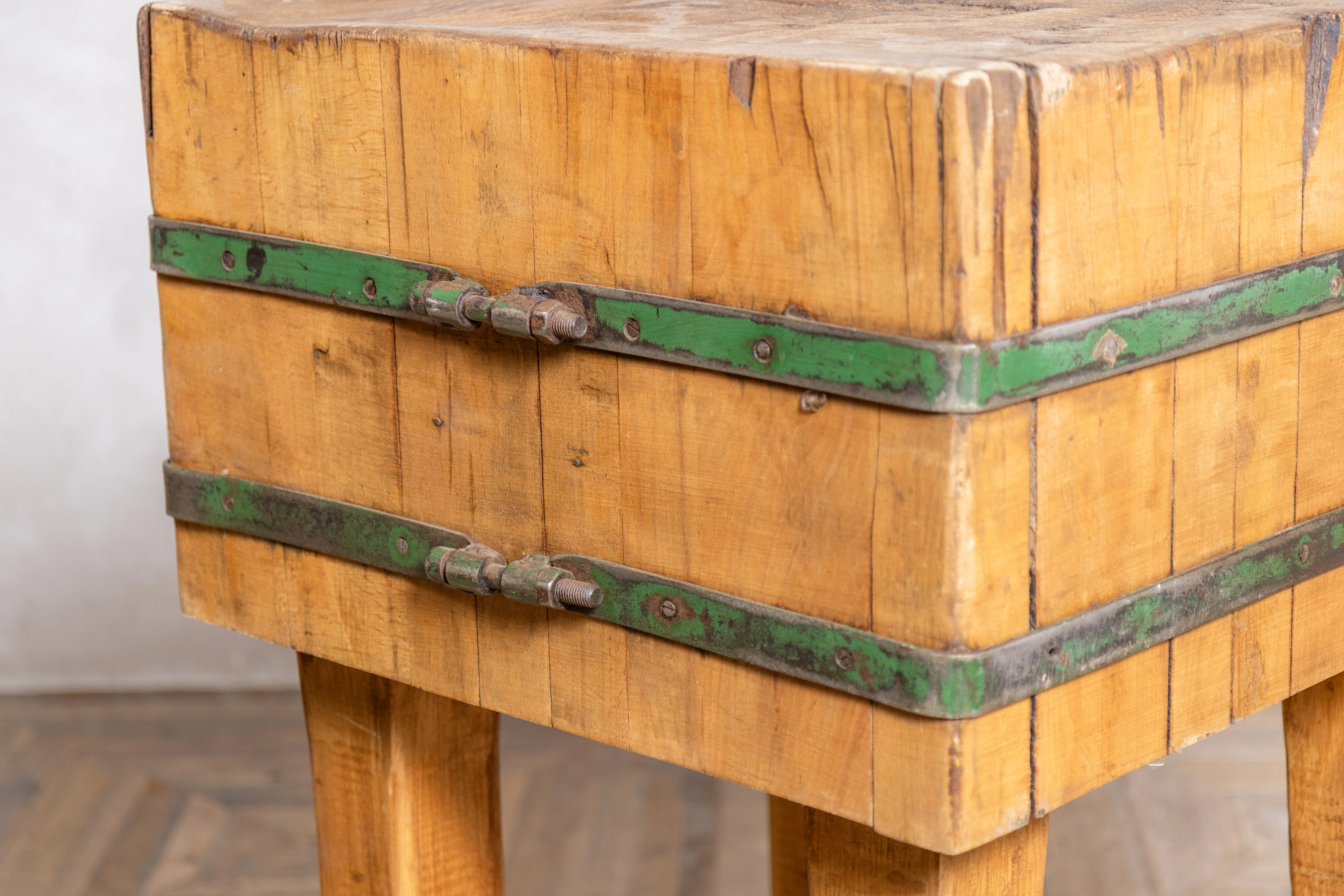 Vintage Butcher's Chopping Block - Image 12
