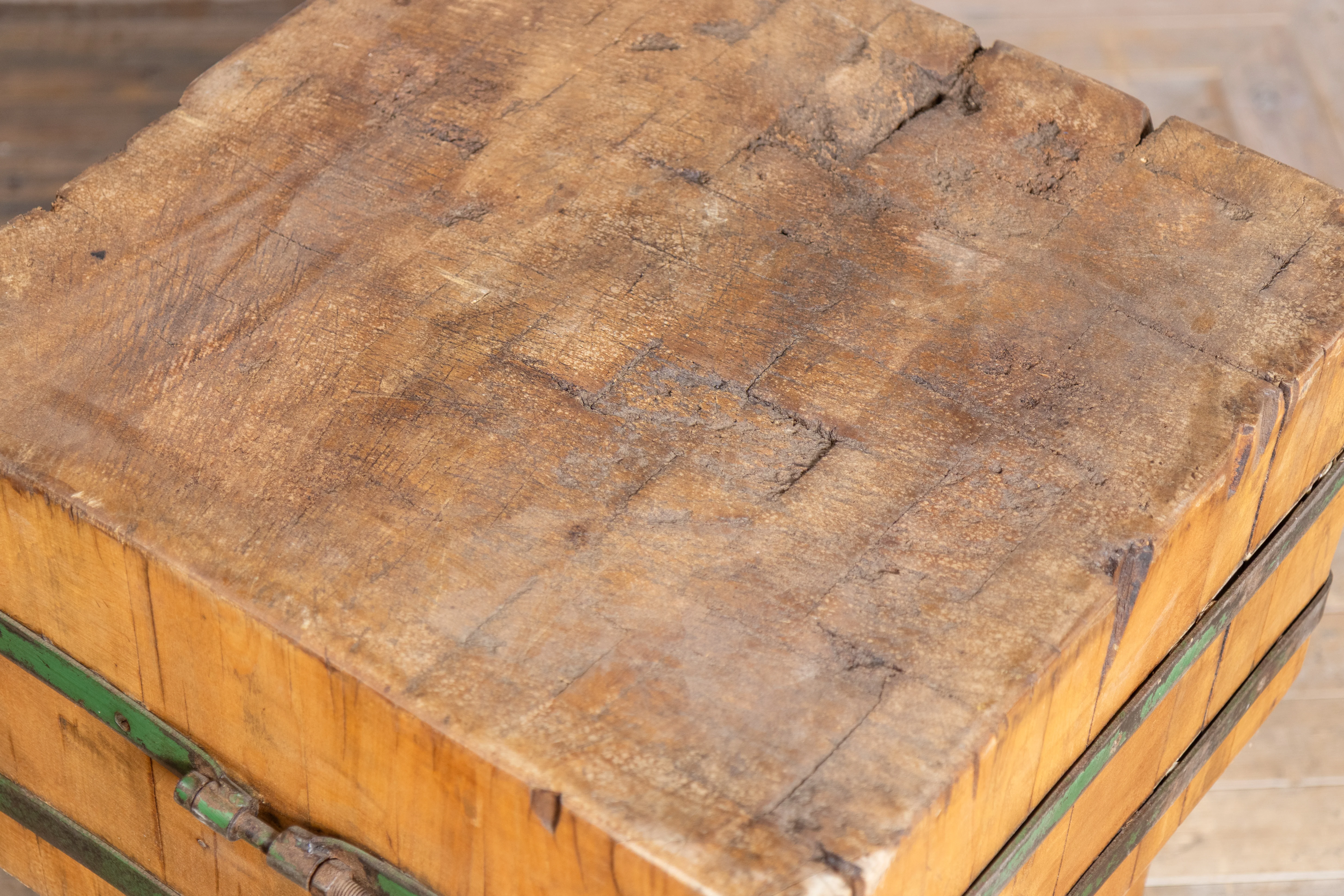 Vintage Butcher's Chopping Block - Image 13