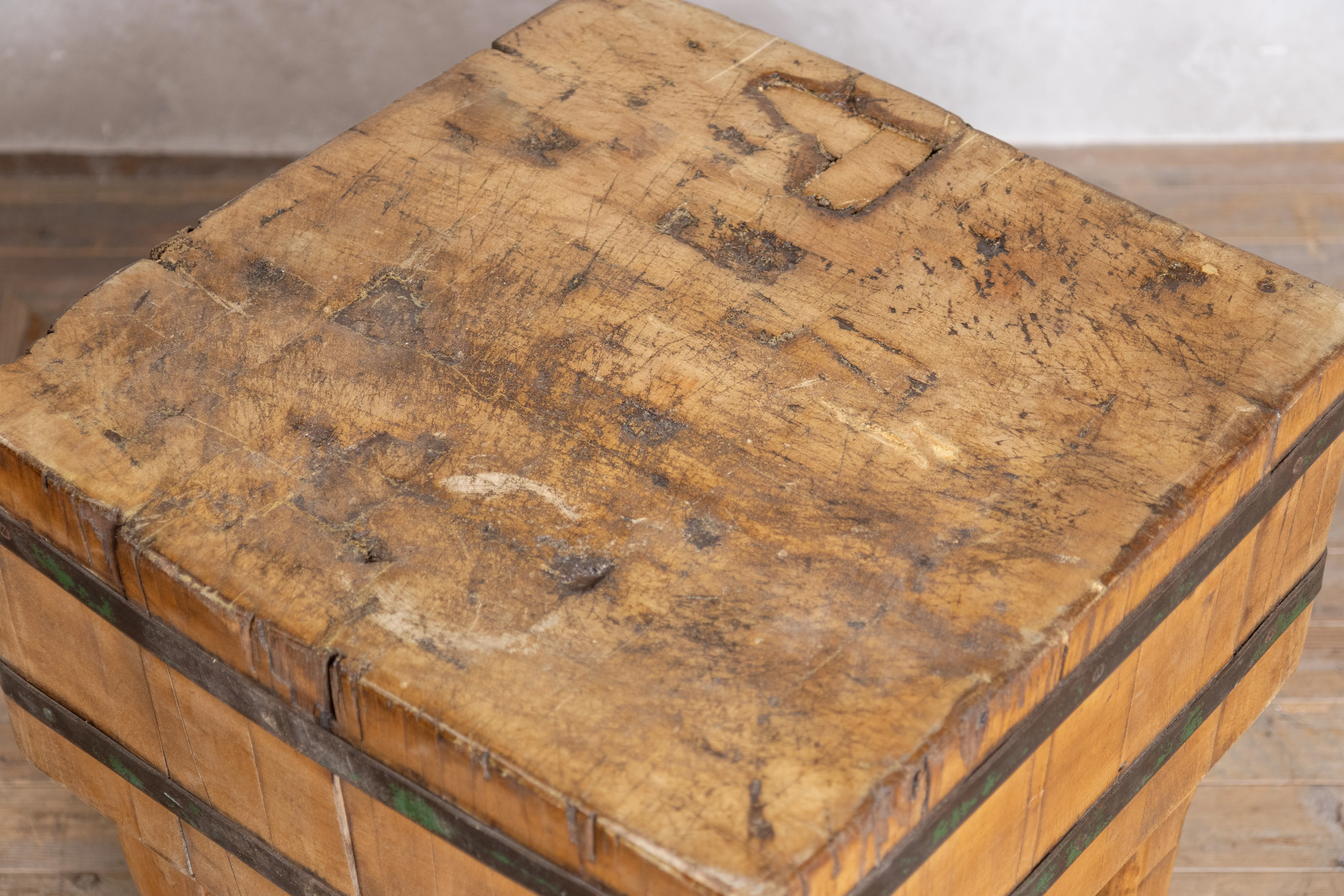 Vintage Butcher's Chopping Block - Image 6