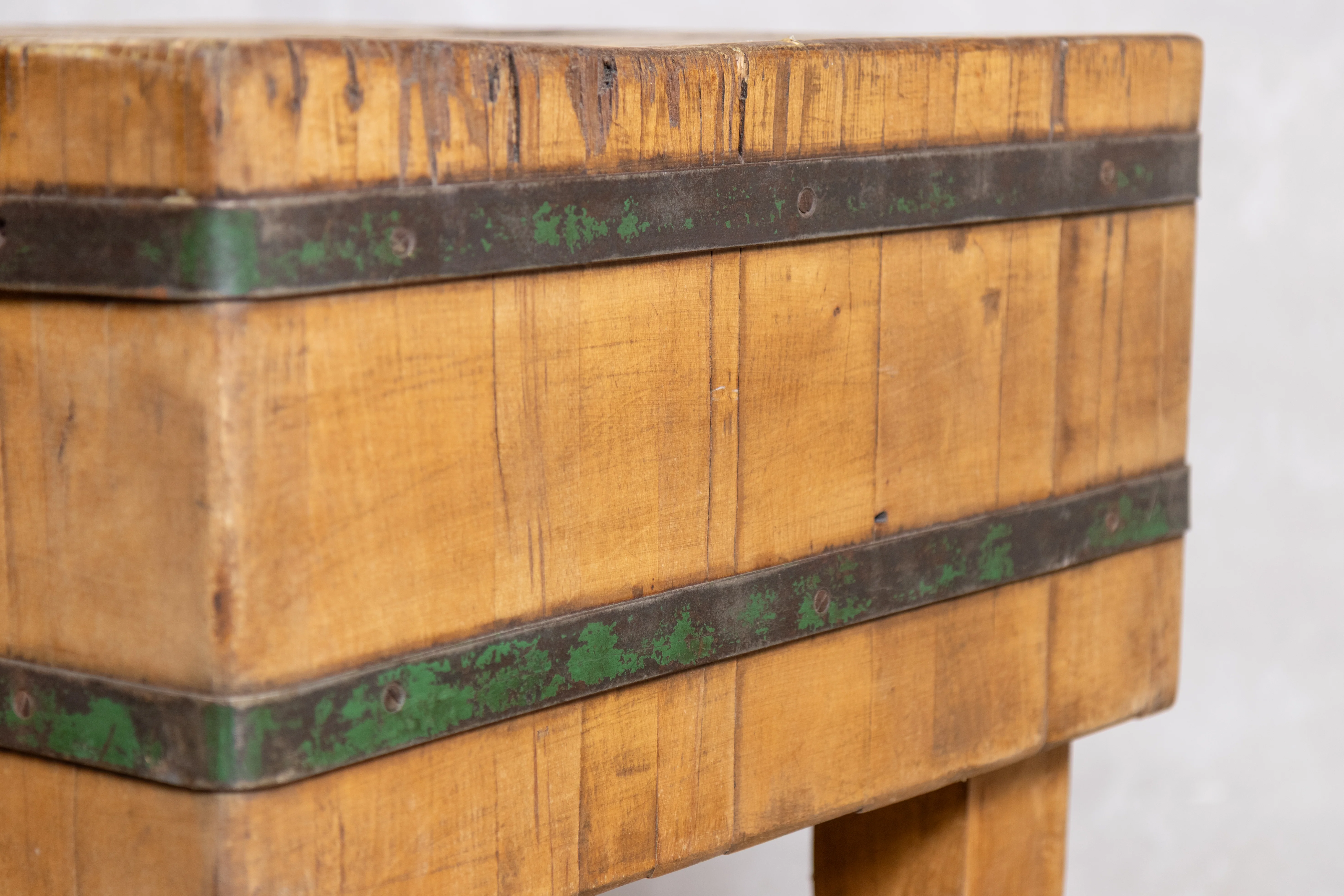 Vintage Butcher's Chopping Block - Image 7