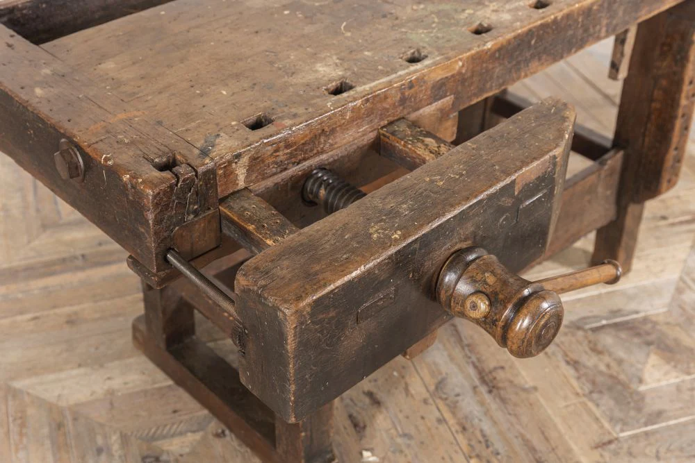 Vintage Carpenter's Workbench - Image 5