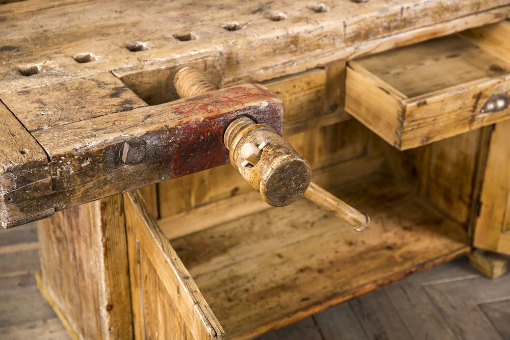 Vintage Carpenters Workbench - Image 4