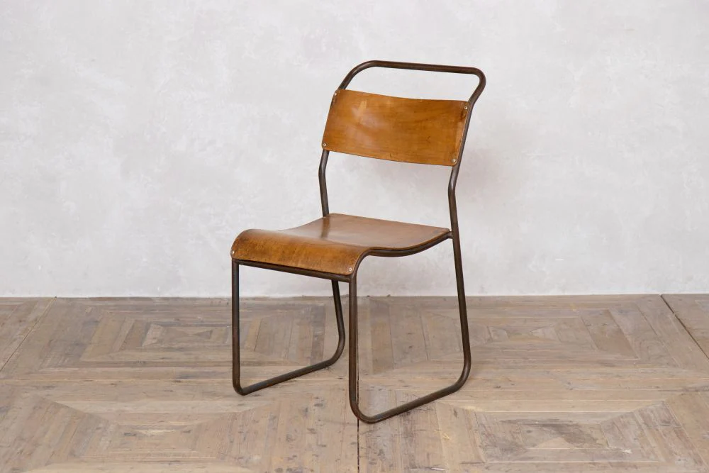Indoor Vintage Stacking Chairs - Image 4