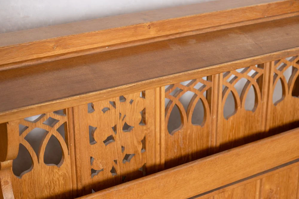 Church Pew Frontage Panelling Room Divider - Image 6