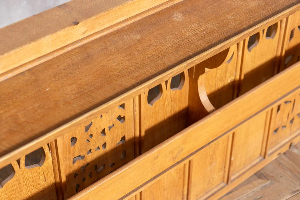 Church Pew Frontage Panelling Room Divider - Image 9