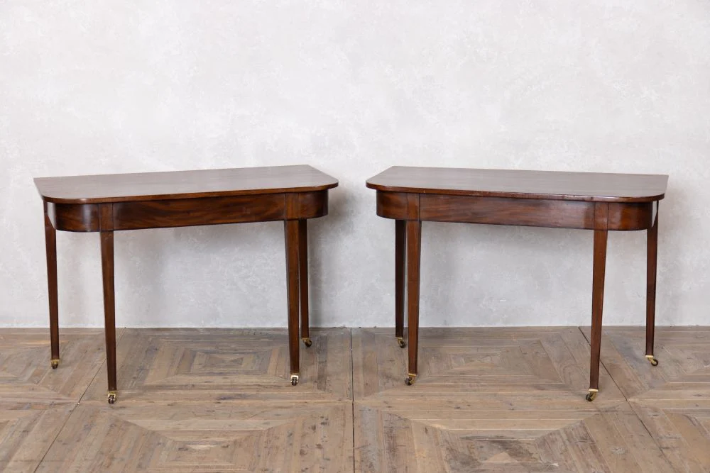 Pair of Matching Georgian Console Tables - Image 2