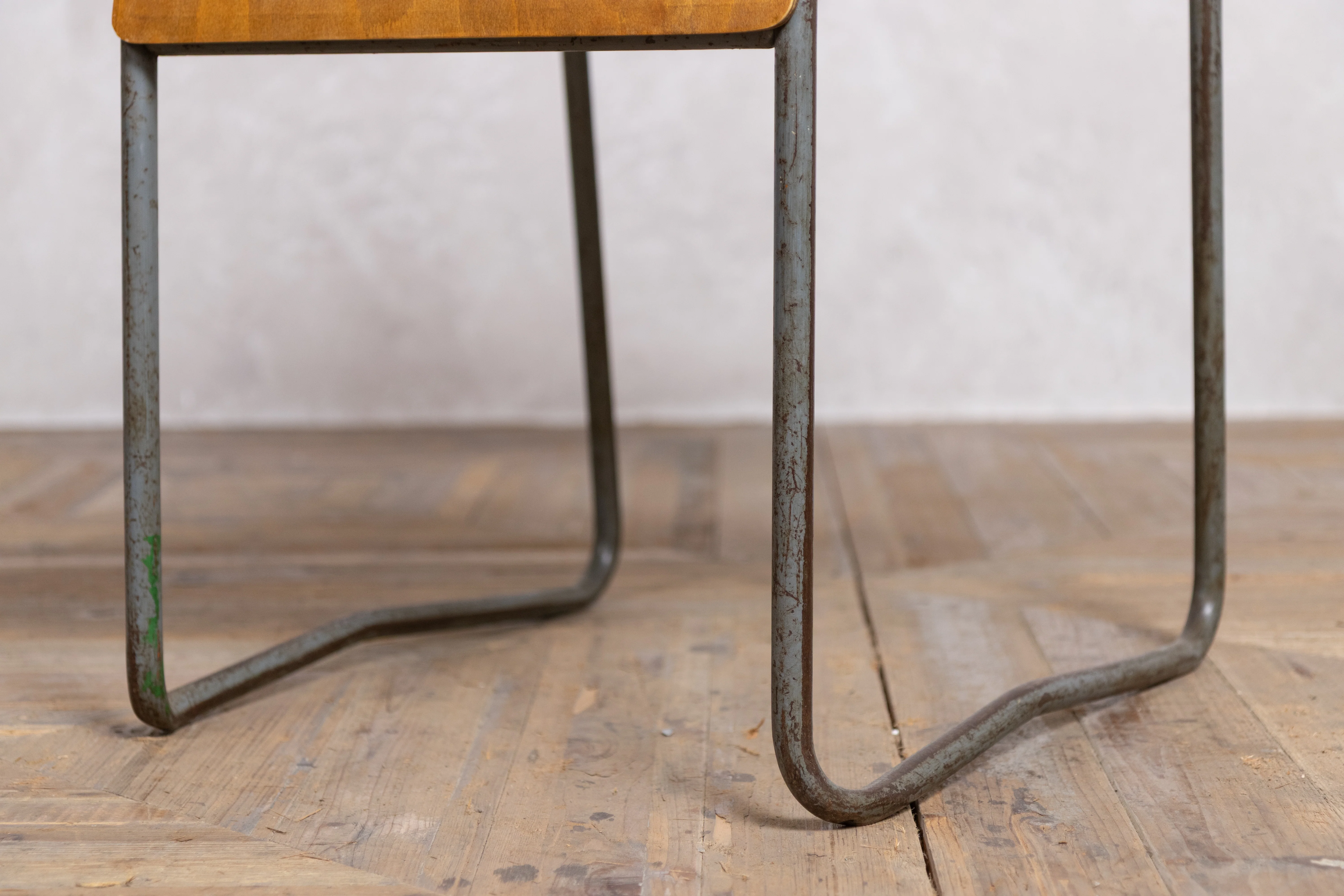 Vintage Cox 1960s Stacking Chairs with Grey Frame - Image 10
