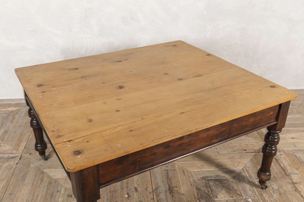 Victorian Pine Farmhouse Table - Image 6