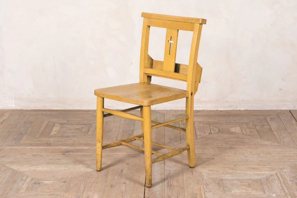 Vintage Elm & Beech Chapel Chairs - Image 2