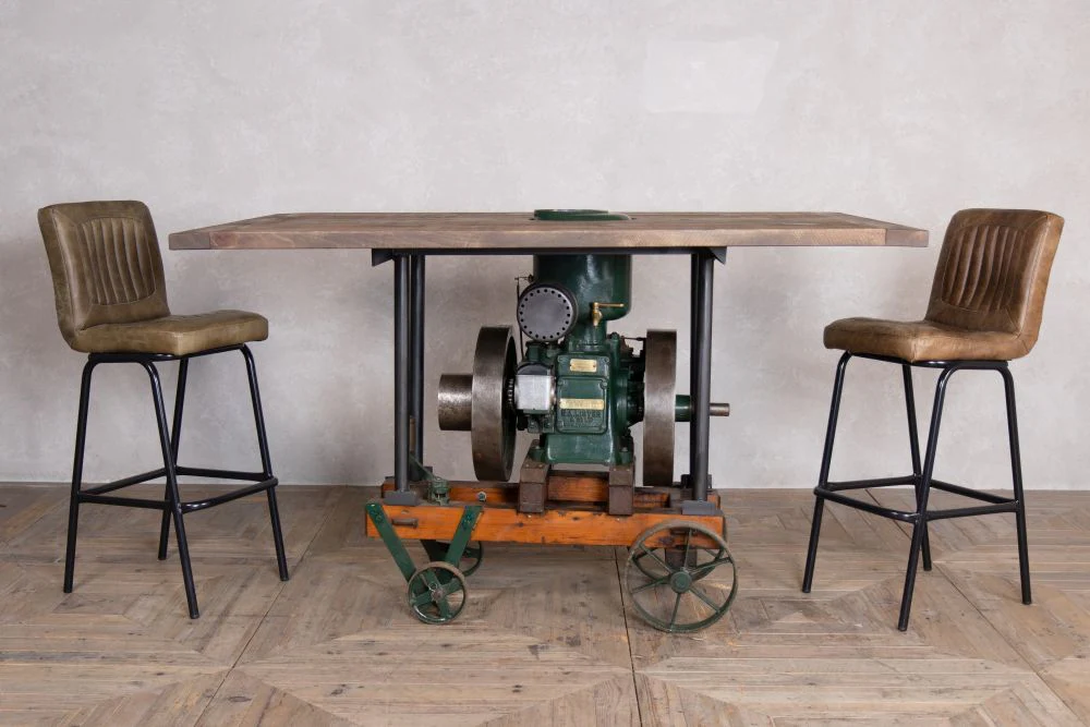 Vintage Lister Engine Bar Table