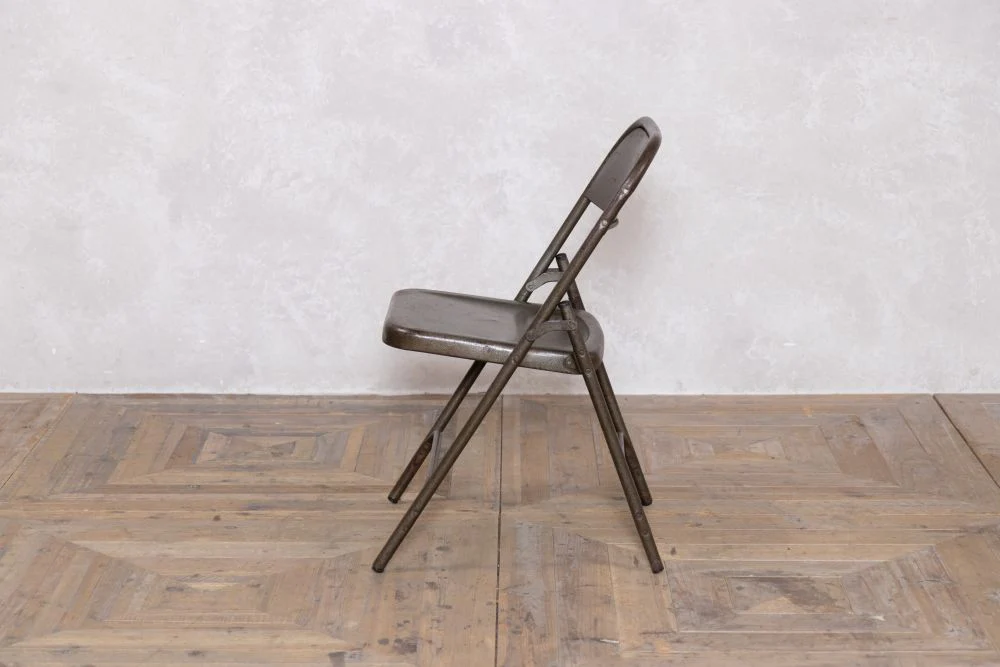 Vintage Metal Folding Chairs - Image 4