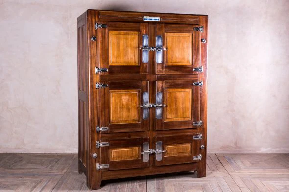 Vintage French Frigidaire Refrigerator Cabinet