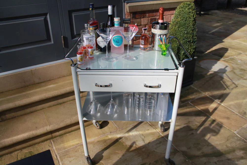 Vintage Gin Trolley - Image 10