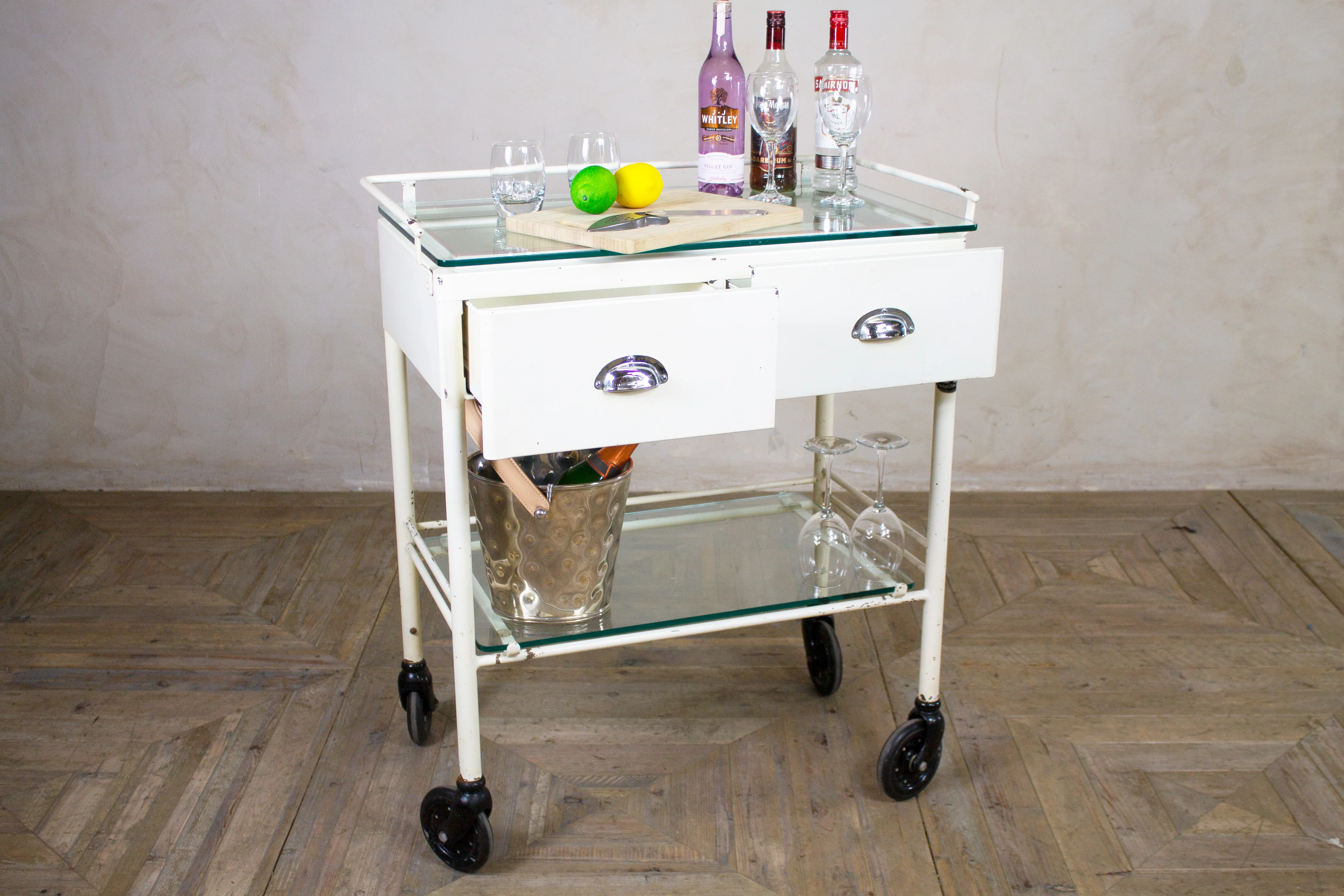 Vintage Gin Trolley - Image 3