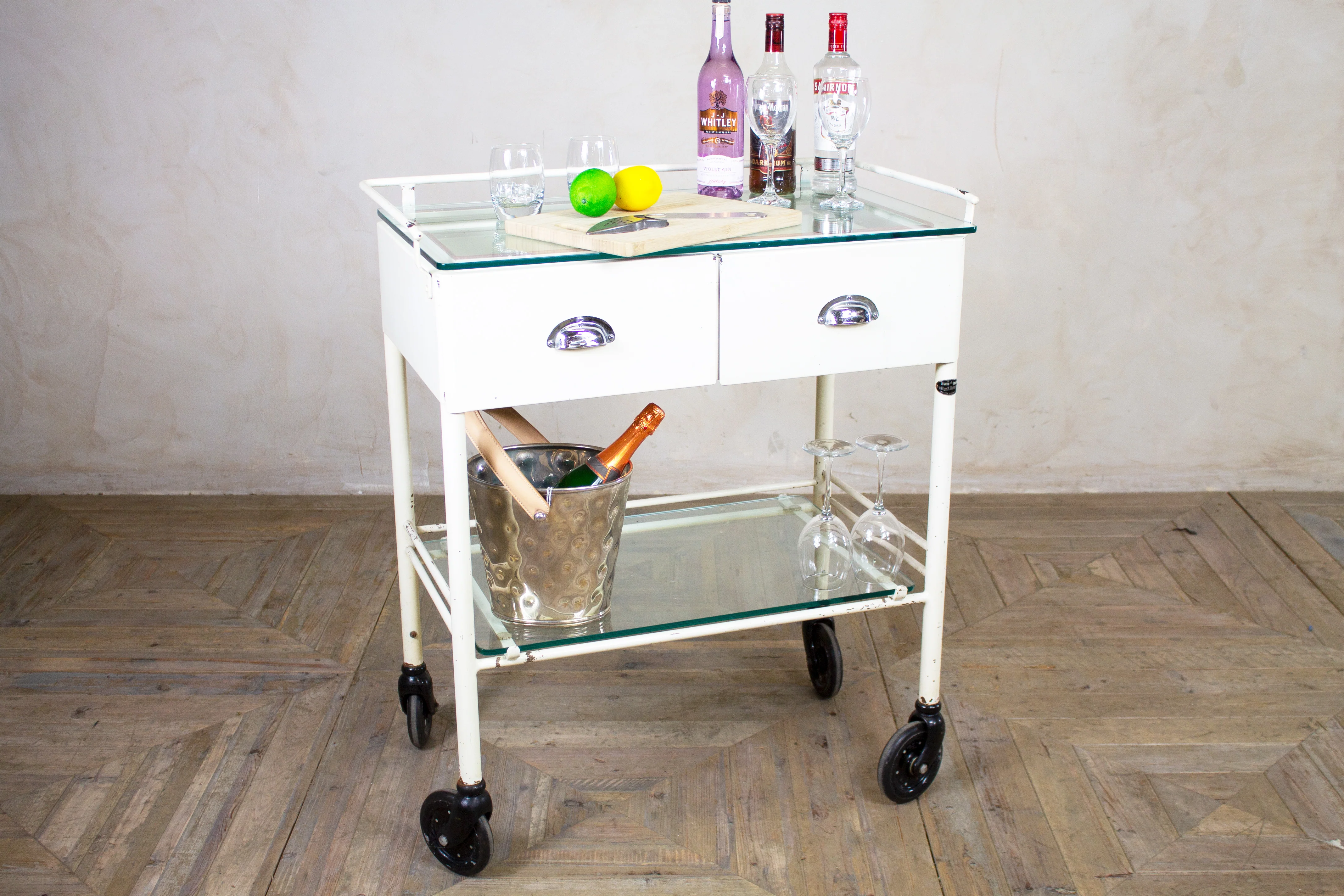 Vintage Gin Trolley - Image 5