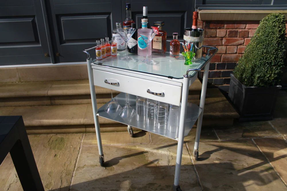 Vintage Gin Trolley - Image 9
