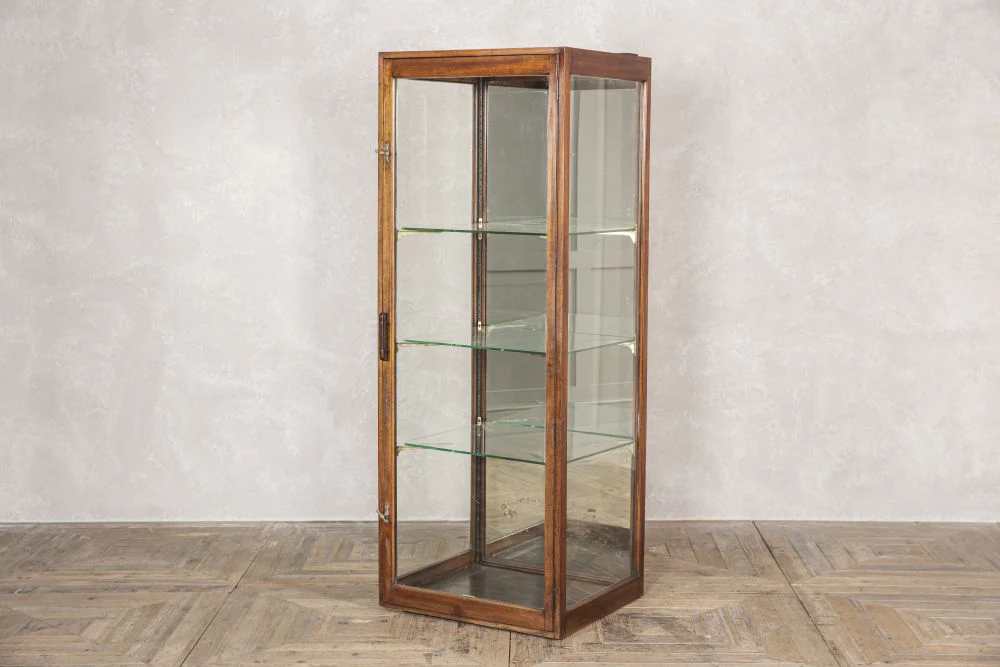 Vintage Glass Display Haberdashery Cabinet