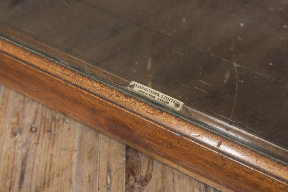 Vintage Glass Display Haberdashery Cabinet - Image 3