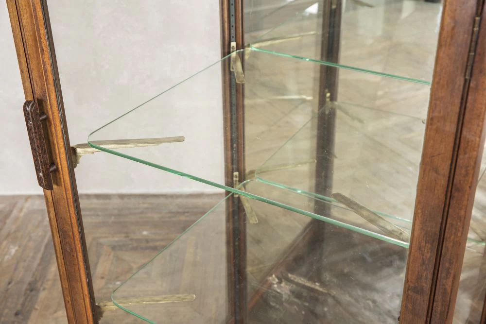 Vintage Glass Display Haberdashery Cabinet - Image 4