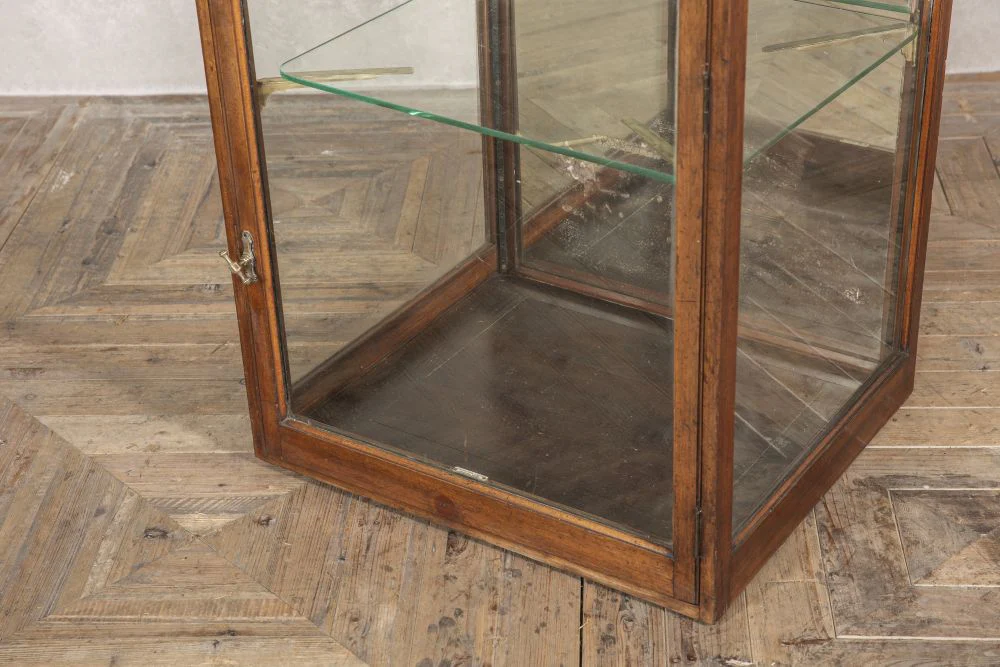 Vintage Glass Display Haberdashery Cabinet - Image 7