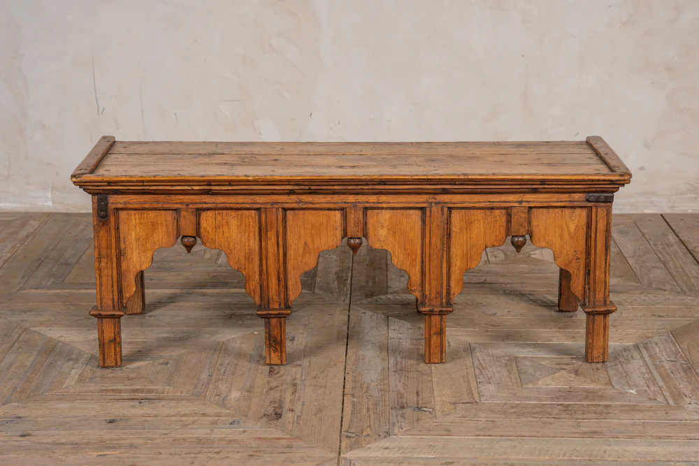 Vintage Hall Seat Bench / Side Table