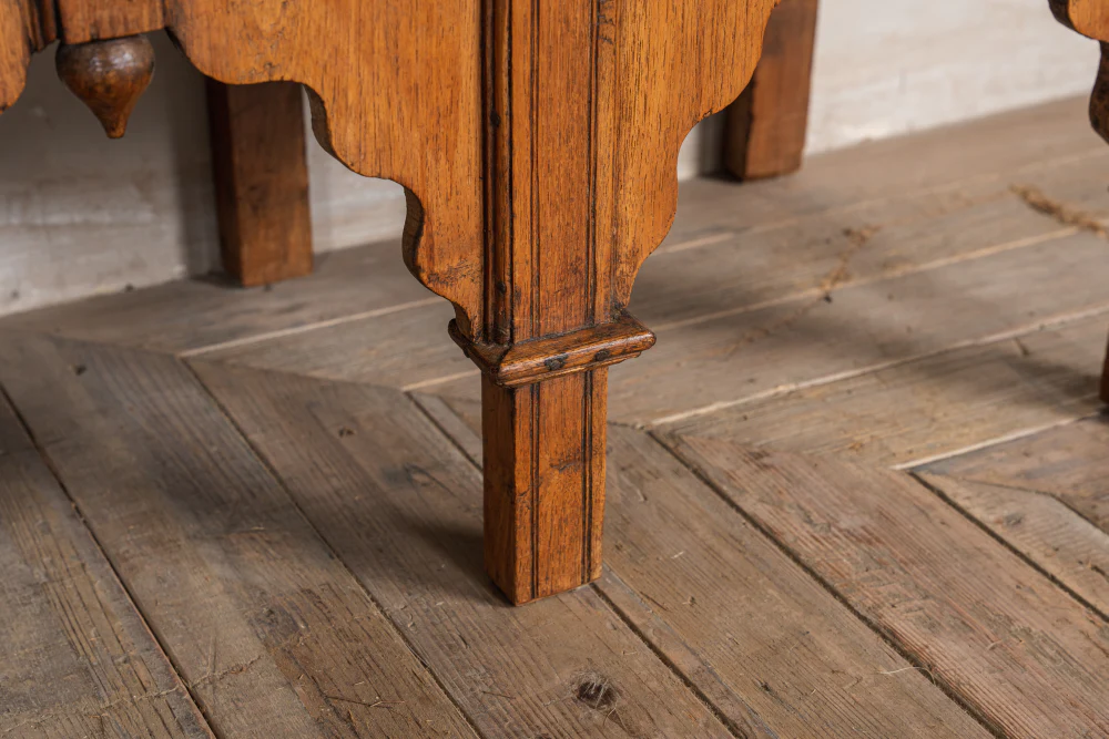 Vintage Hall Seat Bench / Side Table - Image 6