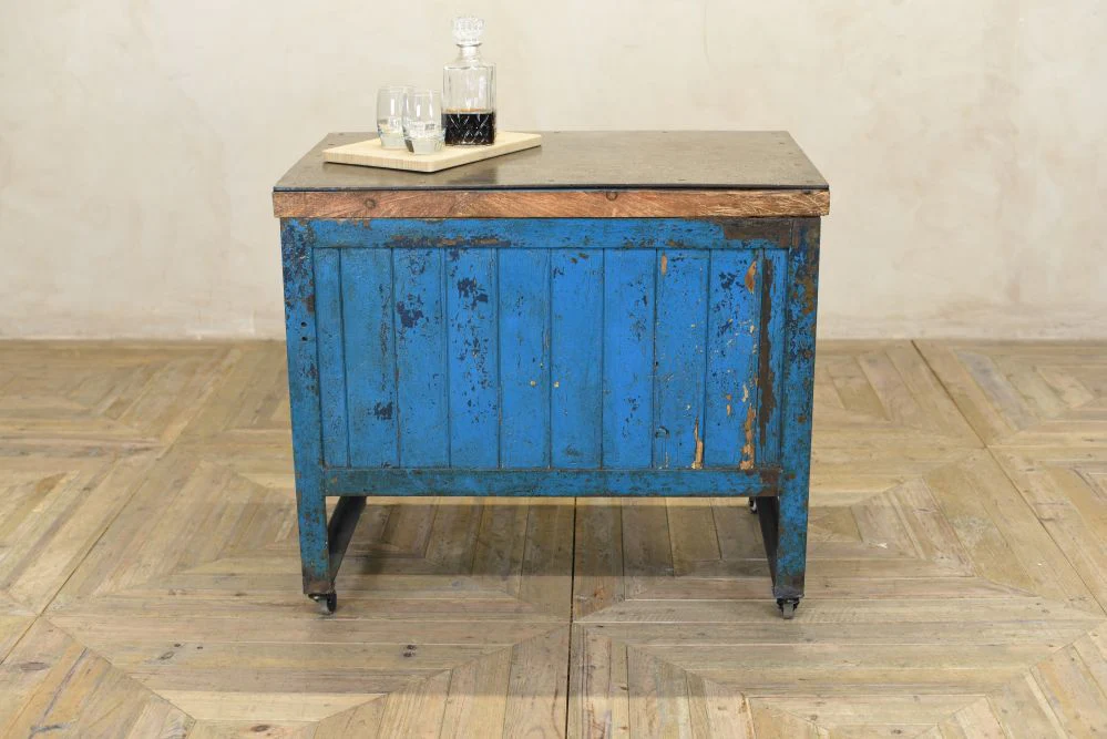 Vintage Industrial Unit with Padlock - Image 3