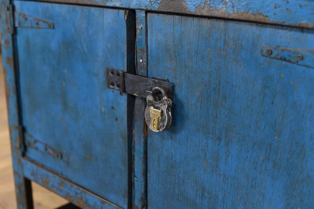 Vintage Industrial Unit with Padlock - Image 5