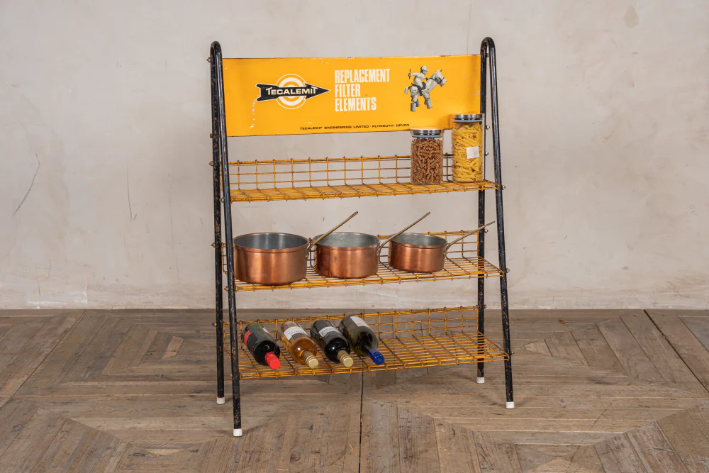 Vintage Industrial Wire Shelving