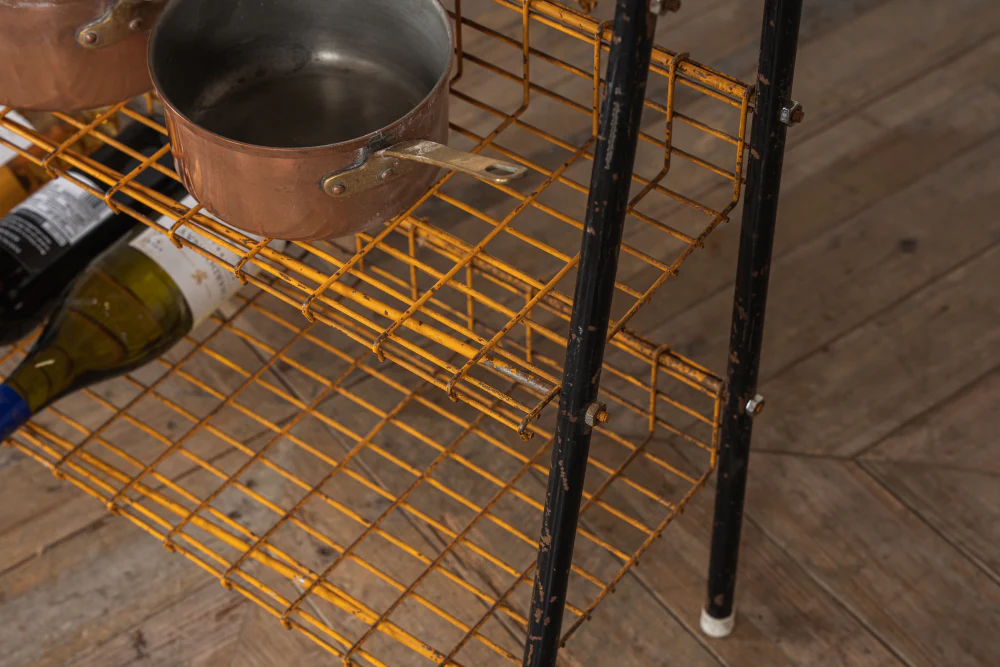 Vintage Industrial Wire Shelving - Image 10