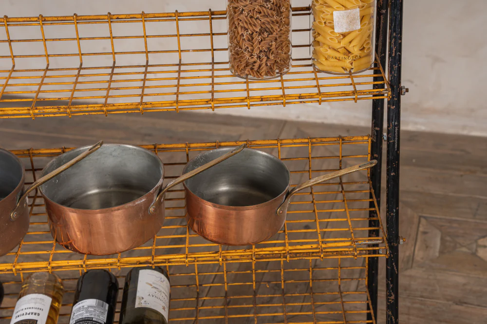 Vintage Industrial Wire Shelving - Image 4