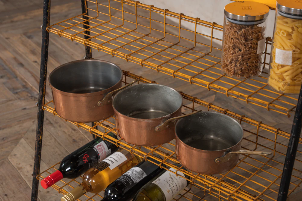Vintage Industrial Wire Shelving - Image 5