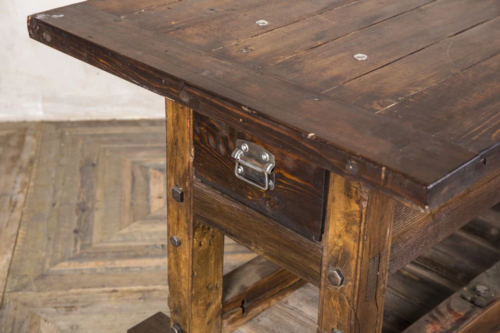 Vintage Kitchen Island on Wheels - Image 5