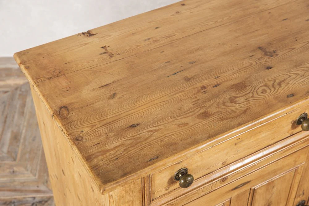 Vintage Large Pine Sideboard - Image 5
