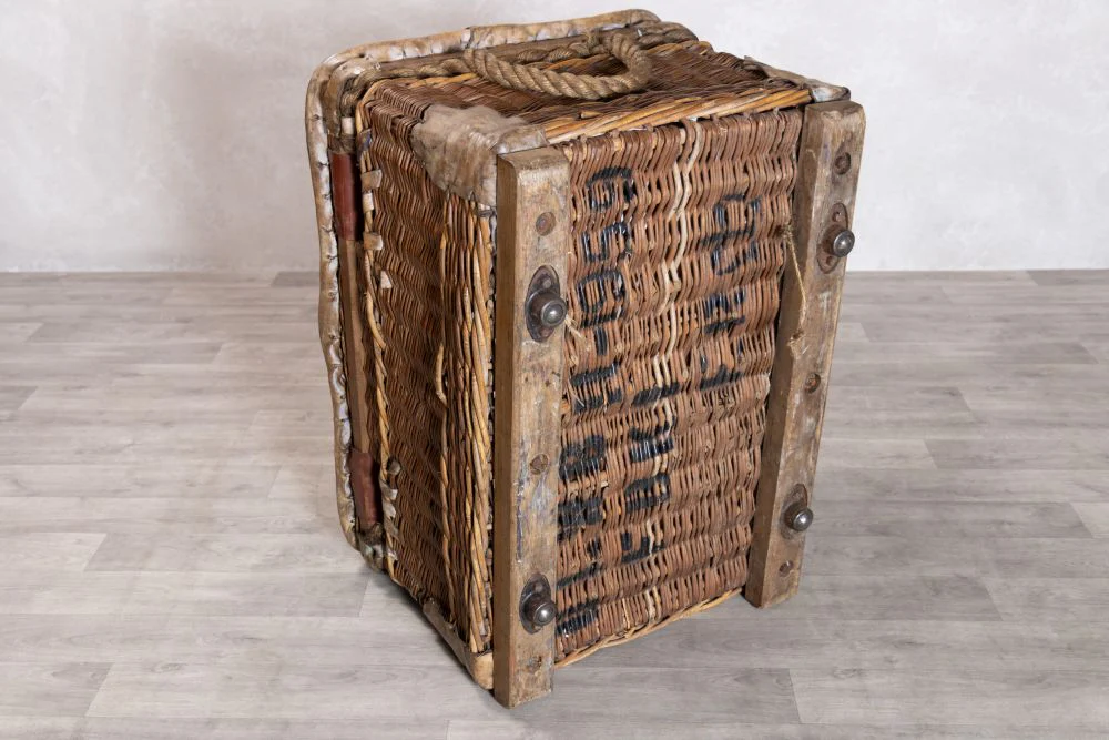 Vintage Log Basket - Image 4