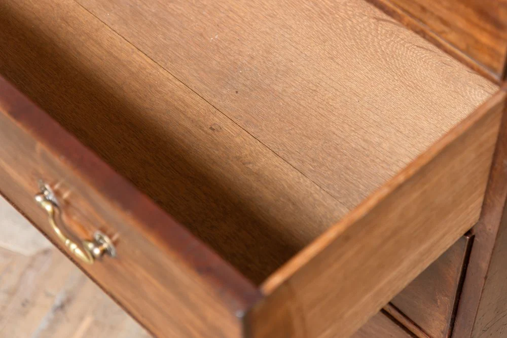 Vintage Mahogany George III Secretaire Chest - Image 11
